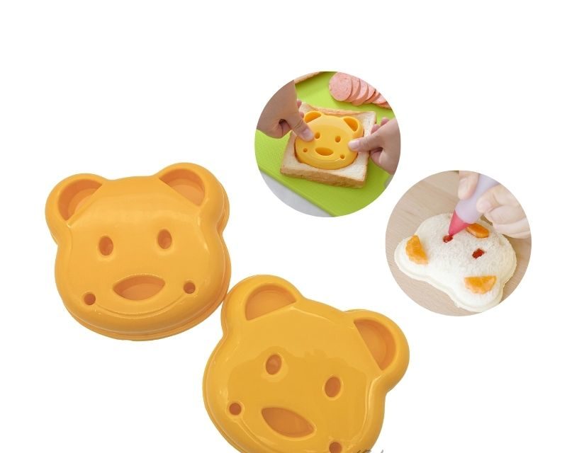 Bear Sandwich Bread Rice Mould